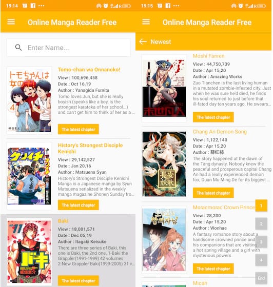Online Manga Reader