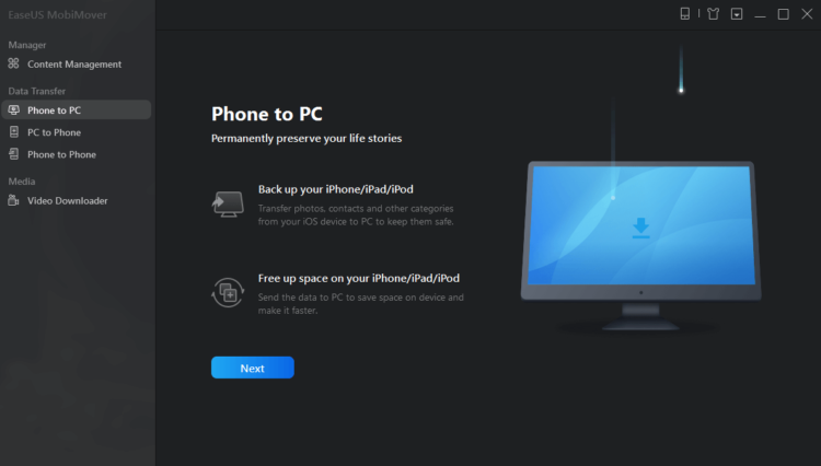 transfer files from your iPhone to your PC for free