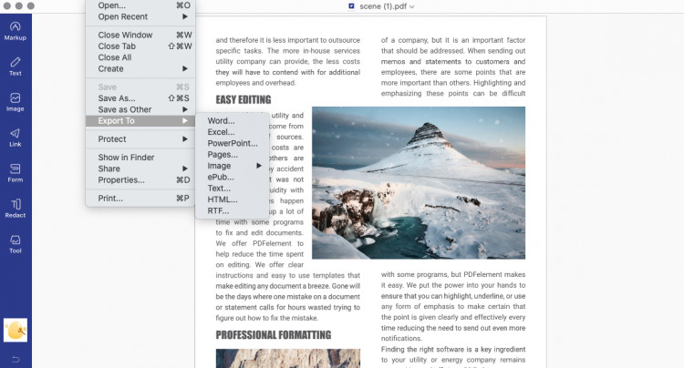 PDF on Mac