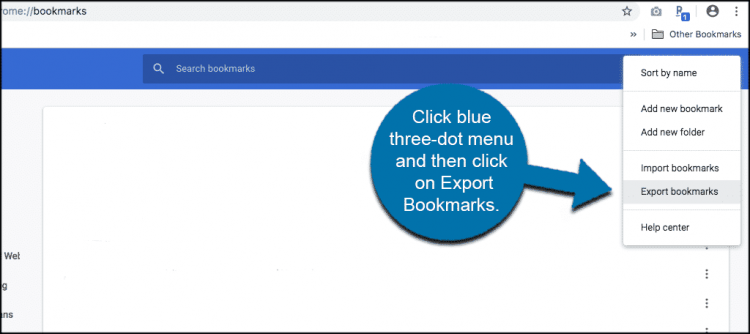 Bookmarks in Google Chrome