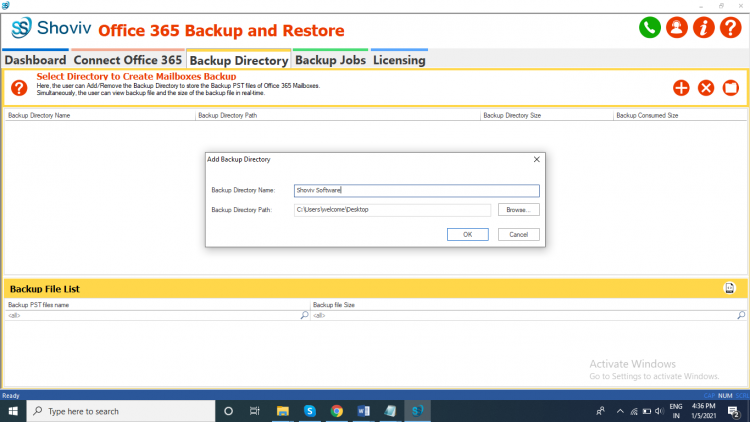Backup Office 365 Emails